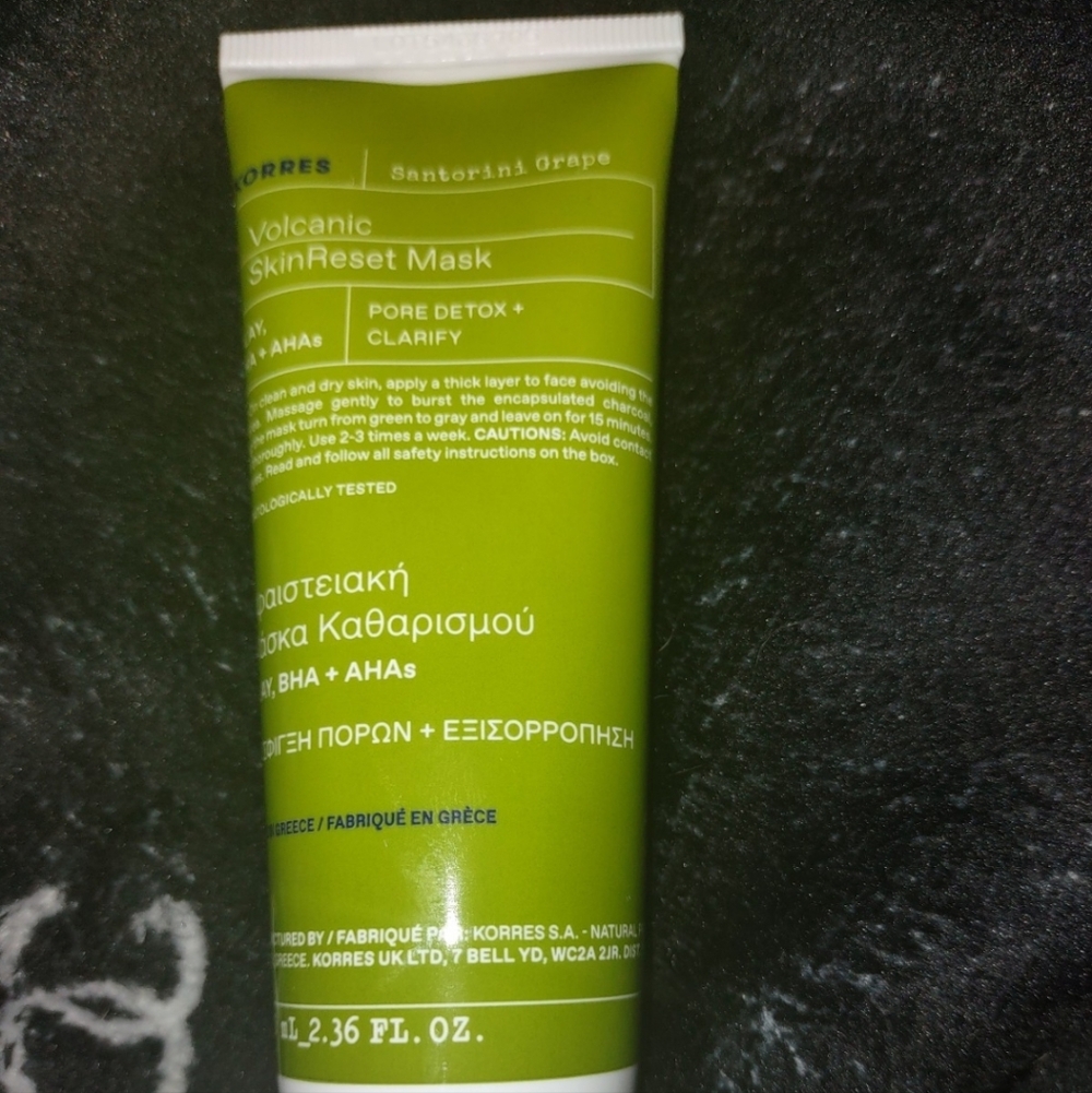 Korres Volcanic SkinReset Mask